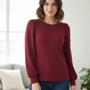 Express Deep Red Women's Blouse